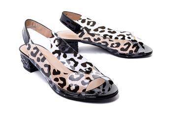 BRENDA ZARO 4333 leopardo, sandały damskie
