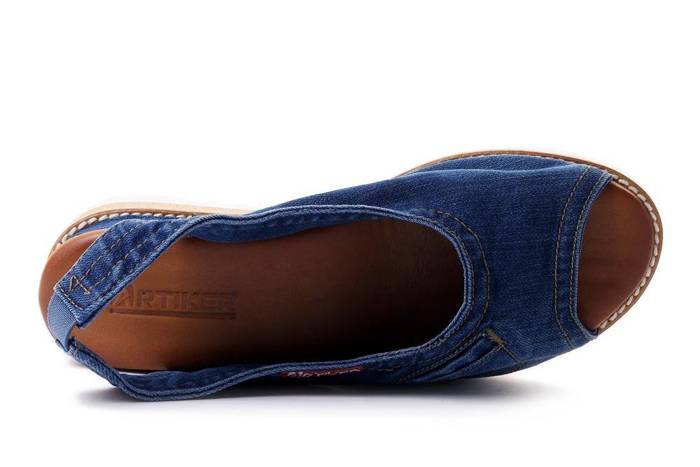 ARTIKER RELAKS 50C0254 jeans, sandały damskie