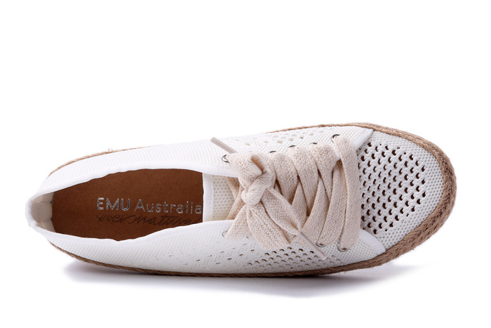 EMU AUSTRALIA Agonis Mac W12469 coconut/blanc coco, półbuty/espadryle damskie