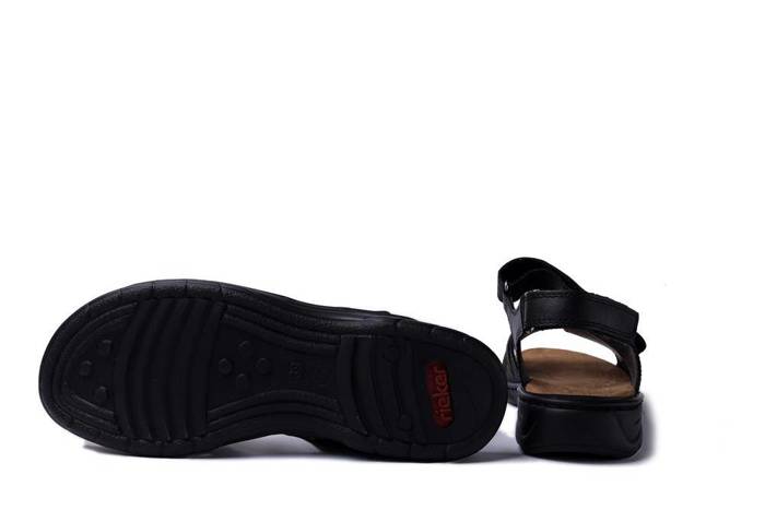 RIEKER 64560-01 sandały, sandały damskie