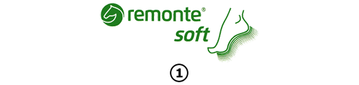 RIEKER REMONTE D6453-52 green, sandały damskie