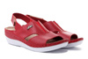 BEFADO DR ORTO 158D 013 czerwony, sandały profilaktyczne damskie