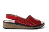 MANITU 910163-04 rot, sandały damskie