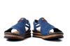 RIEKER 62982-12 blue, sandały damskie