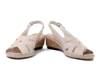 RIEKER 66189-60 beige, sandały damskie