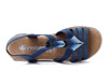 RIEKER V7909-12 blue, sandały damskie