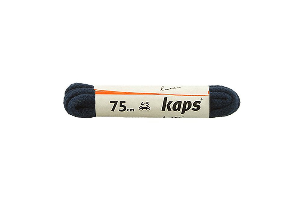 KAPS sznurowadła 75 cm 09_075_200_0057 granatowy, sznurowadła bawełniane, okrągłe, sklep internetowy e-kobi.pl