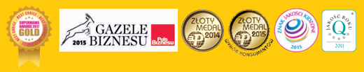 Nagrody i wyróżnienia  otrzymane przez firmę REN BUT, sklep internetowy e-kobi.pl