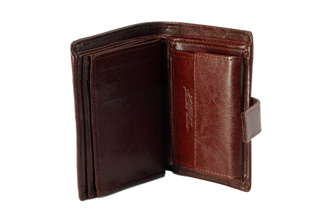 PERFEKT PLUS P/28 A RFID SECURE brązowy z zapinką, portfel męski, sklep internetowy e-kobi.pl