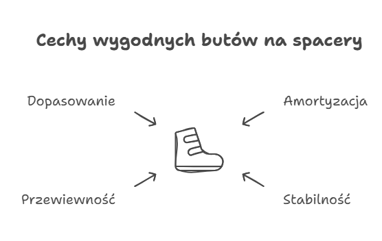 Cechy wygodnych butów na spacery