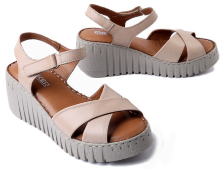 ARTIKER RELAKS 56C0962 beżowy, sandały damskie