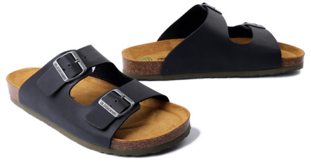 DR. BRINKMANN 600138-01 schwarz, klapki męskie