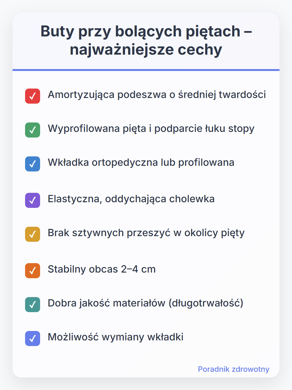 Buty przy bolących piętach - najważniejsze cechy