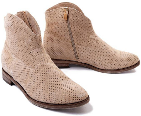 BIOECO BY ARKA 7586 cappucino, botki damskie