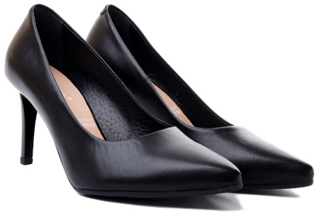 BIOECO BY ARKA 6275 1554 czarny, czółenka damskie