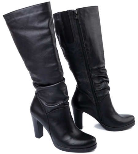 BIOECO BY ARKA 7356 0308+0989 czarny, kozaki damskie