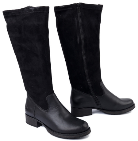RIEKER Z9551-00 black, kozaki damskie