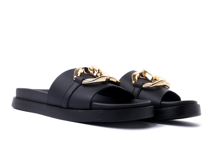 RIEKER Revolution W1452-00 black, klapki damskie