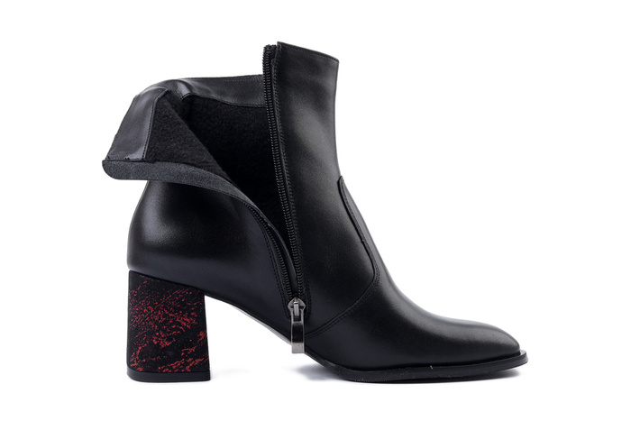 BIOECO BY ARKA 7951 0308+2920 czarny, botki damskie