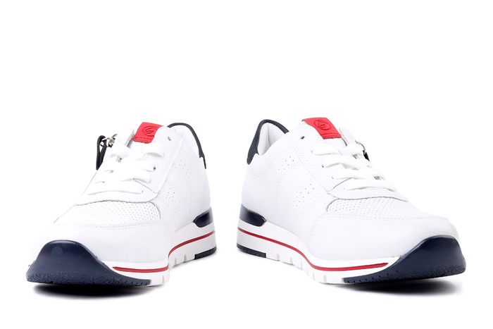 RIEKER REMONTE R6705-82 white combination, półbuty damskie