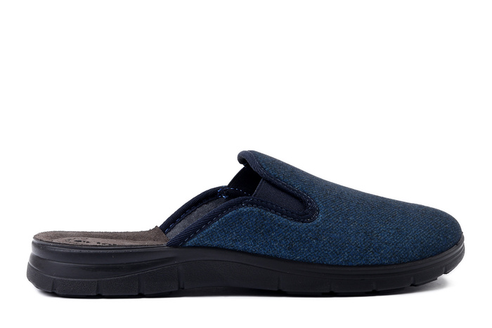 INBLU BG-59 004 granatowy, kapcie męskie