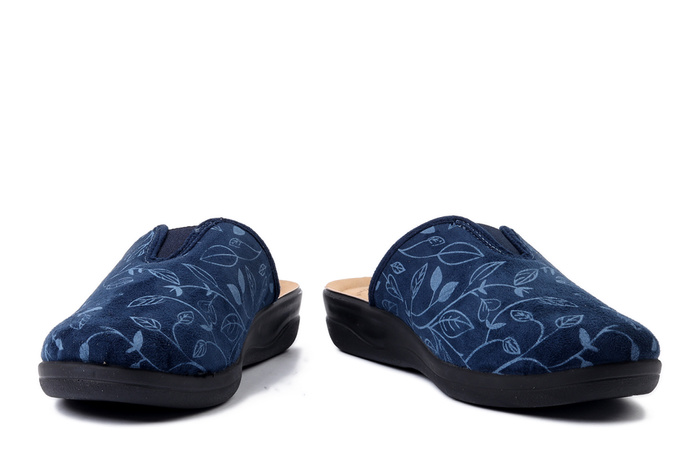 INBLU CF-49 004 granatowy, kapcie damskie
