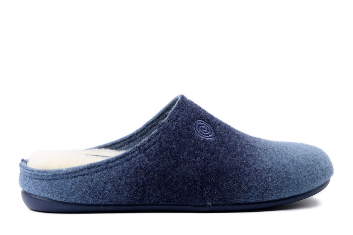 DR. BRINKMANN 320714-51 mittelblau, kapcie damskie