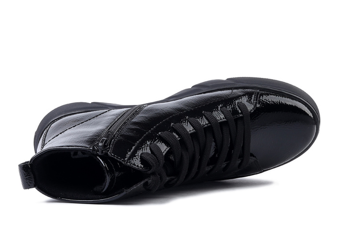 RIEKER W2661-01 black, trzewiki damskie