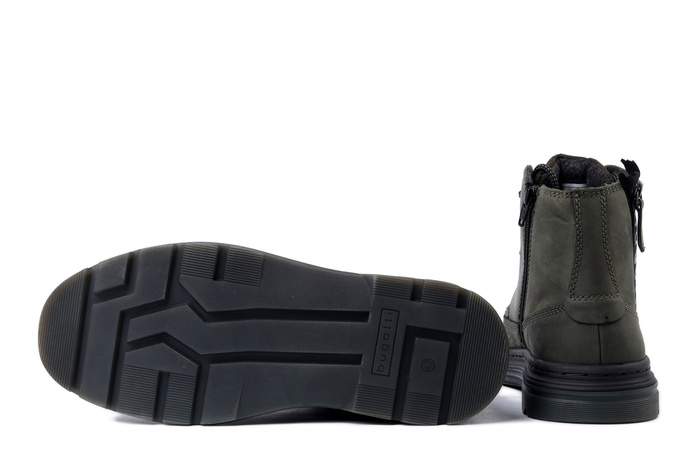 BUGATTI 321-AUC30-1200 7100 dark green, trzewiki męskie