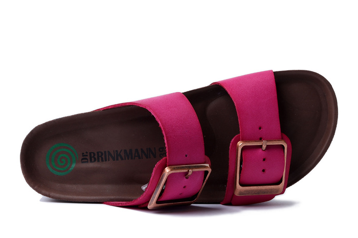 DR. BRINKMANN 700686-43 pink, klapki damskie