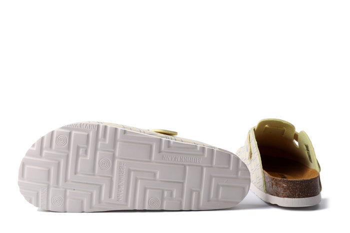 DR. BRINKMANN 600153-61 hellgelb, klapki damskie