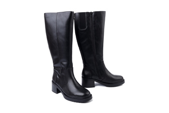RIEKER Y5254-00 black, kozaki damskie