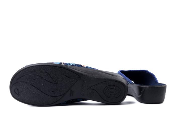 ADANEX 30310 SIK1VD granatowy, kapcie damskie