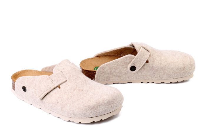 DR. BRINKMANN 320269-08 beige, kapcie damskie