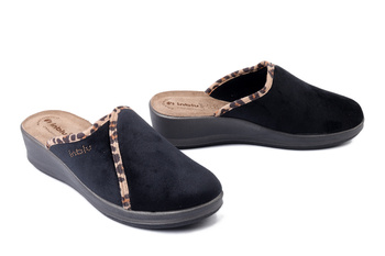 INBLU GI-25 014 czarny, kapcie damskie