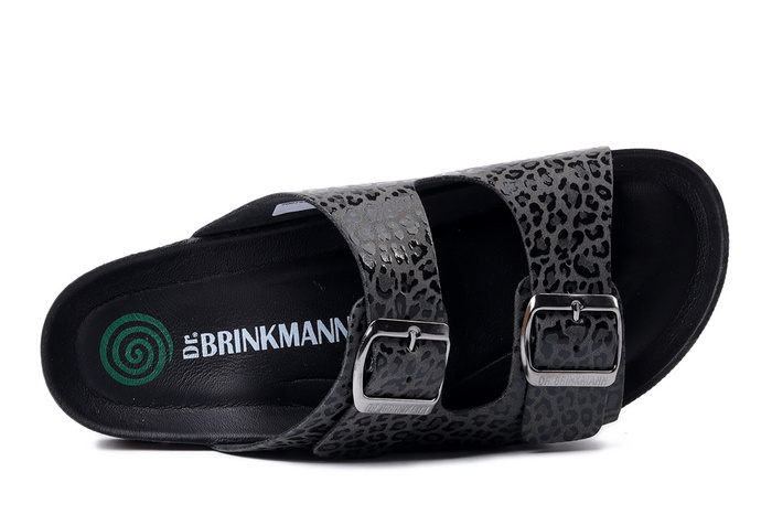 DR. BRINKMANN 700794-01 schwarz, klapki damskie