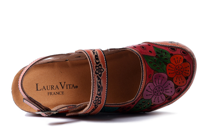 LAURA VITA FACSCINEO 0321 beige, sandały damskie