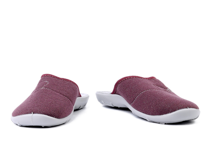 BEFADO 235D 216 bordo, kapcie damskie