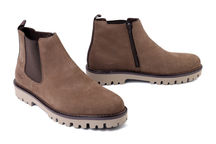 RIEKER 30453-24 brown, botki męskie
