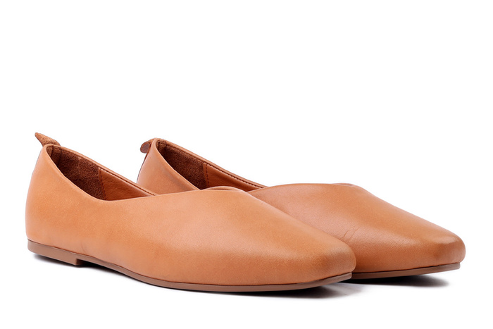 ARTIKER RELAKS 58C2610 brąz, baleriny damskie