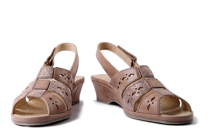 SUAVE 710231-08 beige, sandały damskie