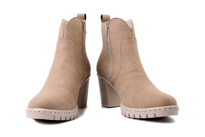 RIEKER Y2571-20 brown, botki damskie