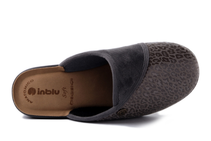 INBLU OD-10 025 szary, kapcie damskie