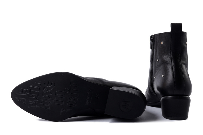 WONDERS D-2002 negro, botki damskie