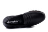 RIEKER 53797-00 black, półbuty damskie