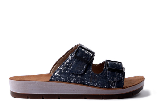 INBLU CP-50 004 granatowy, klapki damskie