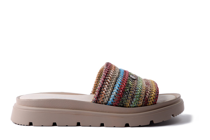 HELIOS KOMFORT 156 tricolor, klapki damskie