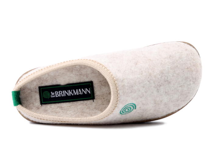 DR. BRINKMANN 320264-81 offwhite, kapcie damskie