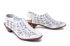 RIEKER 46778-80 white combination, sandały damskie