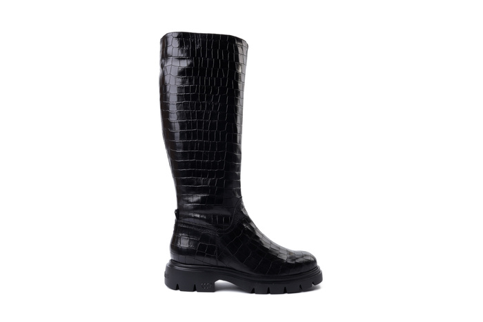 WONDERS A-4304 negro, kozaki damskie